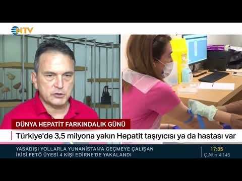 Dünya Viral Hepatit Günü Nedeniyle Yaptığımız NTV Yayını